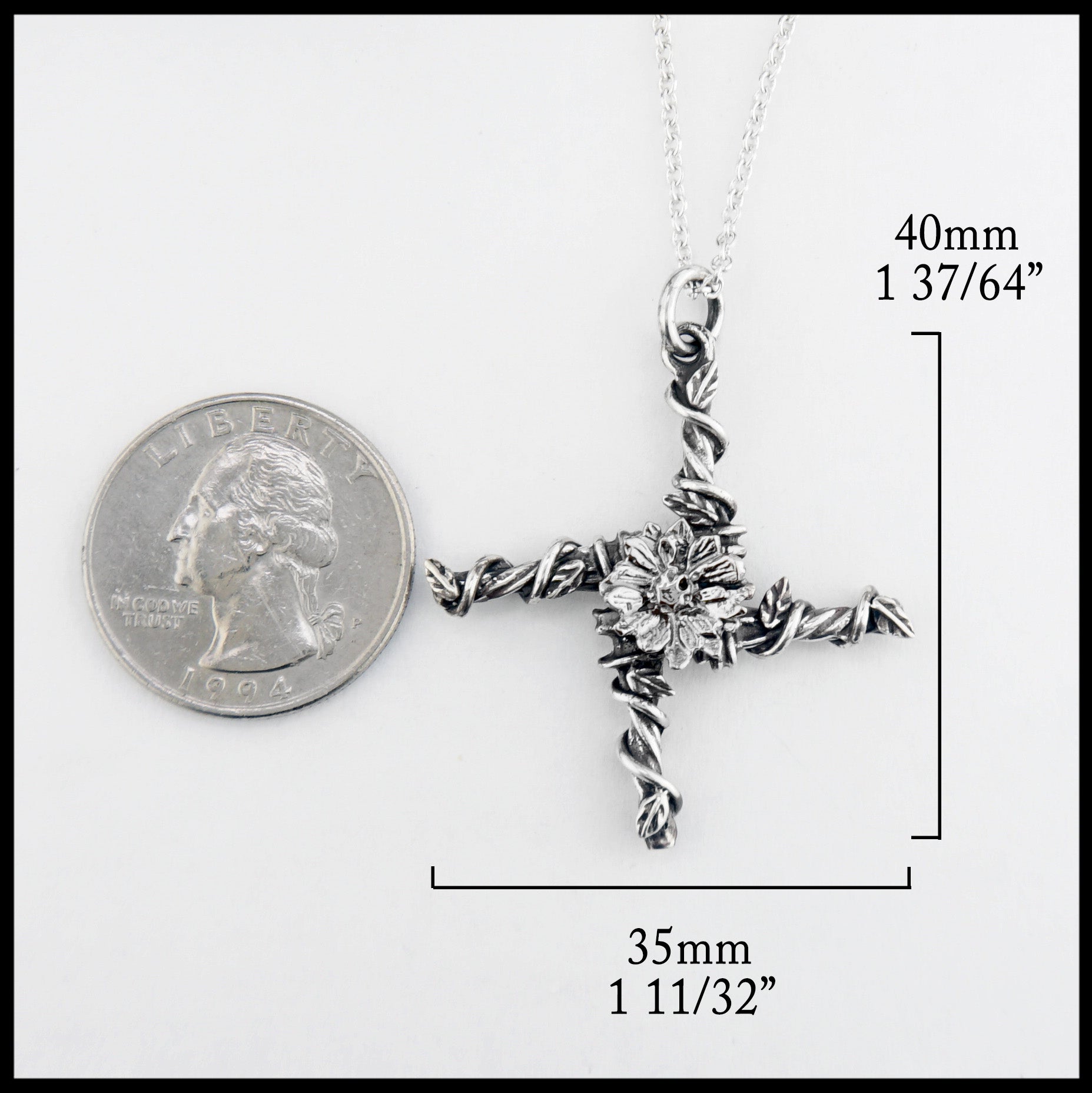 Tiny Saint Brigid's Cross Charm or Medal-CrossStBrigid
